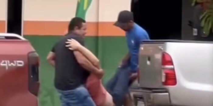 Vídeo mostra amigos socorrendo empresário baleado pelo marido da sócia em MT; assista