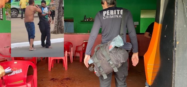 Vídeo mostra populares detendo suspeito de matar pescador a facadas em MT; assista