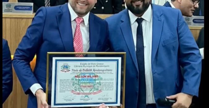 Câmara de vereadores homenageia Nelson Wilians