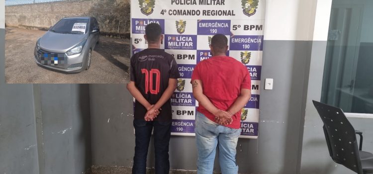 Dupla é presa após ‘tocar o terror’ durante roubo a motoristas de app em Rondonópolis