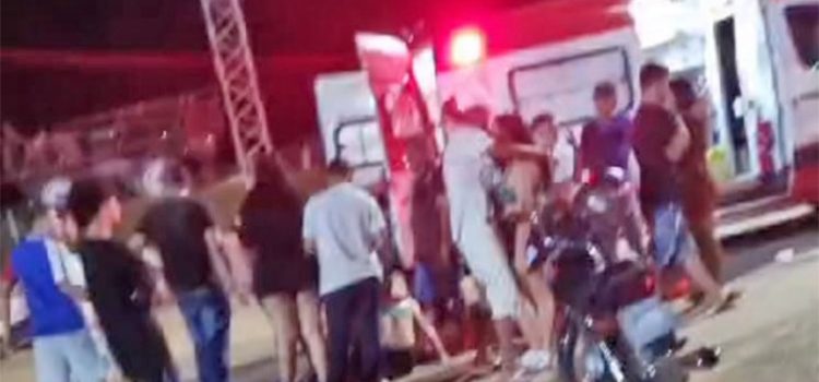 Motorista de S10 atropela jovens após discussão em centro de eventos no interior de MT