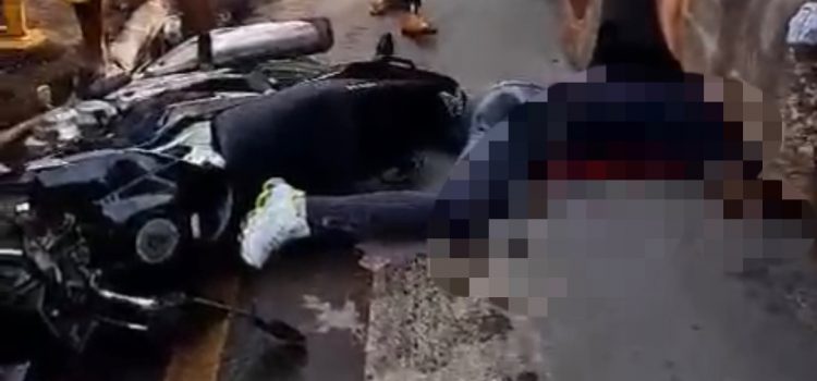 Músico morre após parar embaixo de caminhão em acidente de moto em MT; vídeo forte