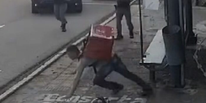 Vídeo mostra momento que assaltante é baleado após tentar assaltar comércio em Rondonópolis; assista
