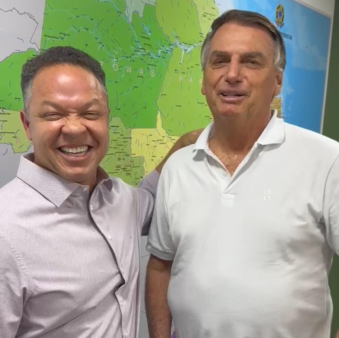 Ao lado de Cláudio, Bolsonaro convida para ato de filiação do PL em Rondonópolis