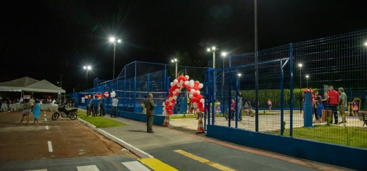 Nova área de lazer é entregue a comunidade da Vila Canaã