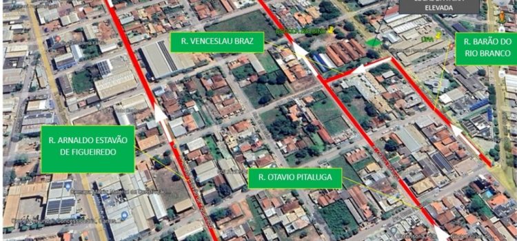 Rio Branco será interditada para construção de obra em frente à escola, nesta sexta (24)