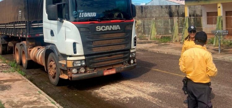 Setrat intensifica fiscalização de caminhões no perímetro urbano