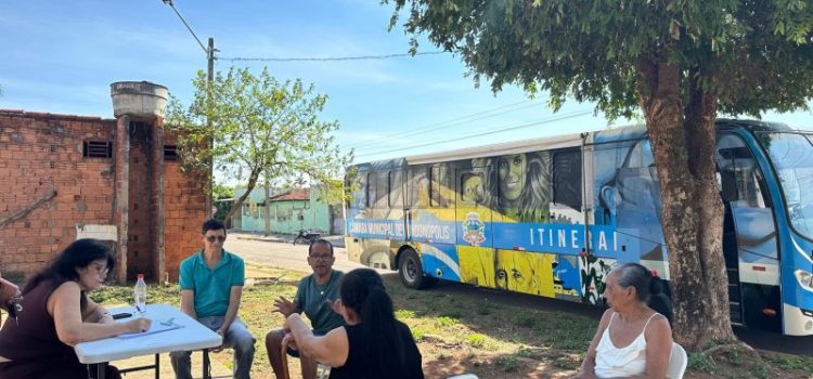 Moradores do Jardim Itapuã apresentam demandas durante edição do Câmara Itinerante