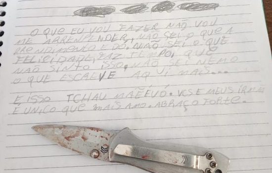 Aluno esfaqueia brutalmente aluna de 13 anos em escola e deixa carta de despedida em Rondonópolis