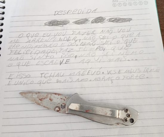 Aluno esfaqueia brutalmente aluna de 13 anos em escola e deixa carta de despedida em Rondonópolis