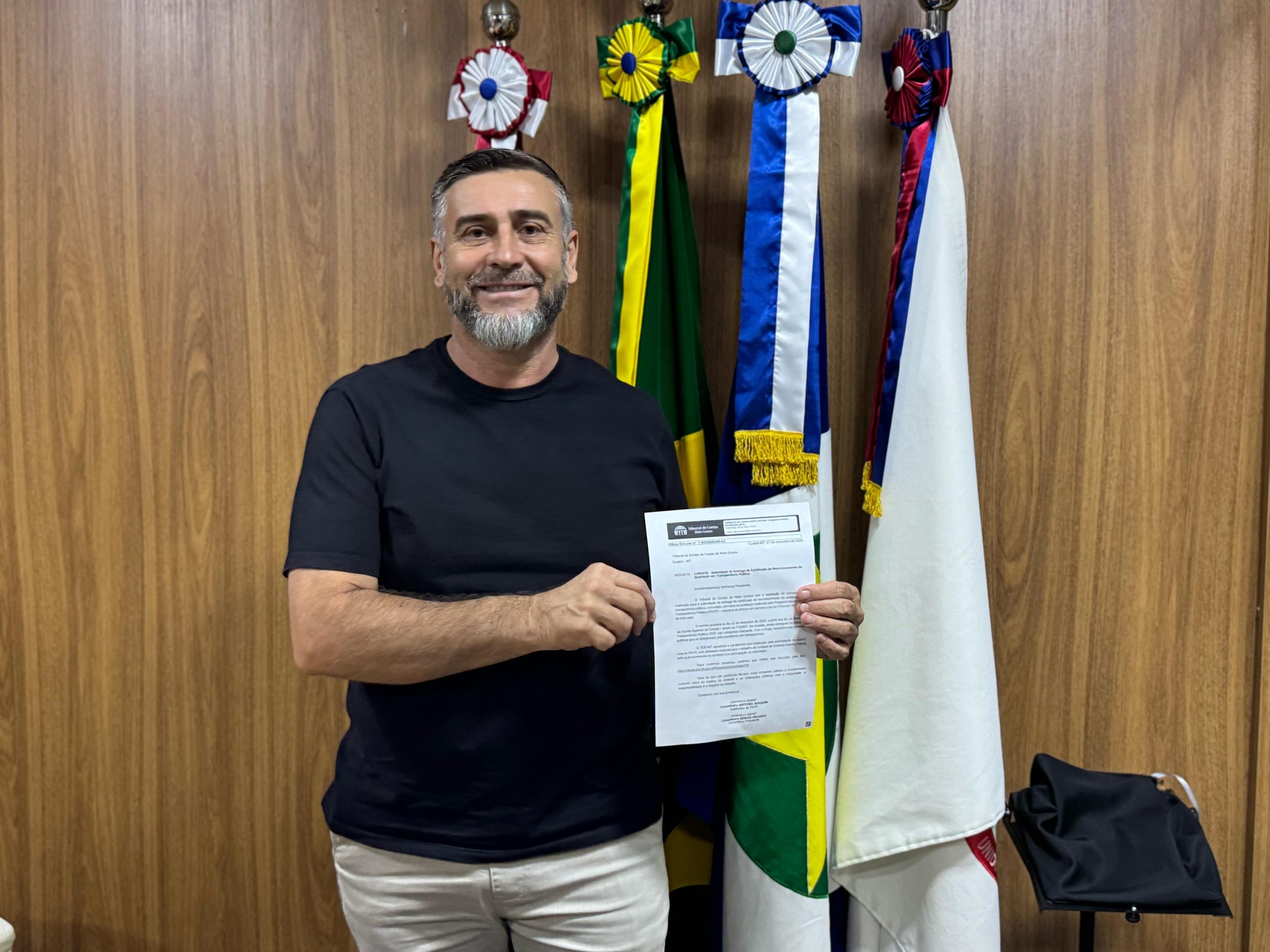 Câmara Municipal de Rondonópolis receberá selo inédito de qualidade em Transparência Pública do TCE-MT