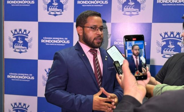 Câmara de Rondonópolis aprova projeto de Alikson para instalar detectores de metais nas escolas