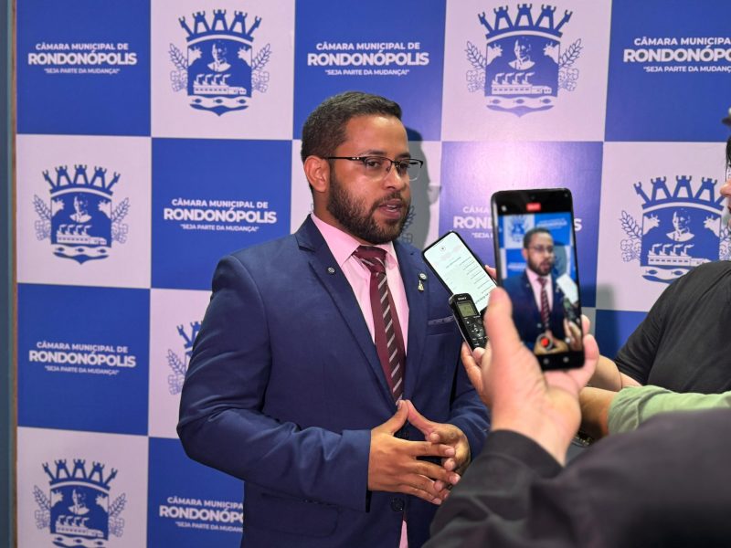 Câmara de Rondonópolis aprova projeto de Alikson para instalar detectores de metais nas escolas