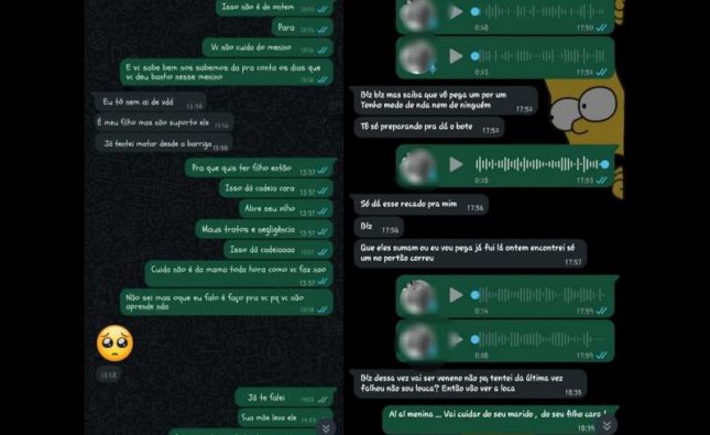 Casal ‘diabólico’ obrigava bebê a comer fezes e fazia sobrinhos assistirem sexo em MT; veja prints