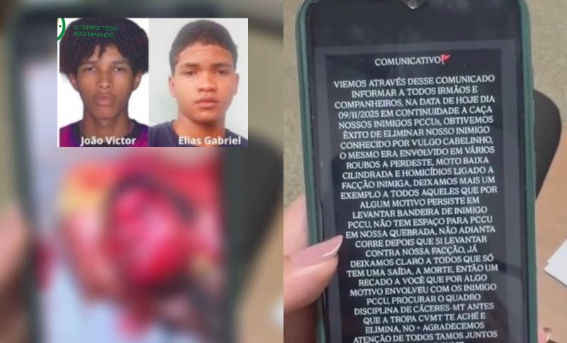 Mãe reconhece filhos decapitados em vídeo macabro e CV deixa recado em MT; assista