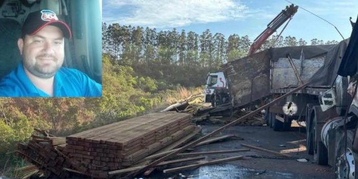 Motorista de carreta morre preso ás ferragens após colisão na Serra da Petrovina