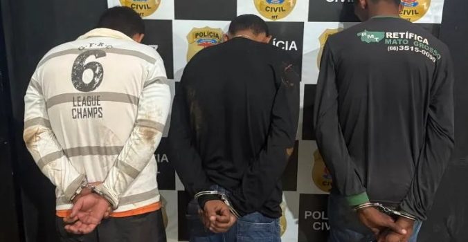 Trio cai em cerco da PM após invadir casa a tiros e aterrorizar família