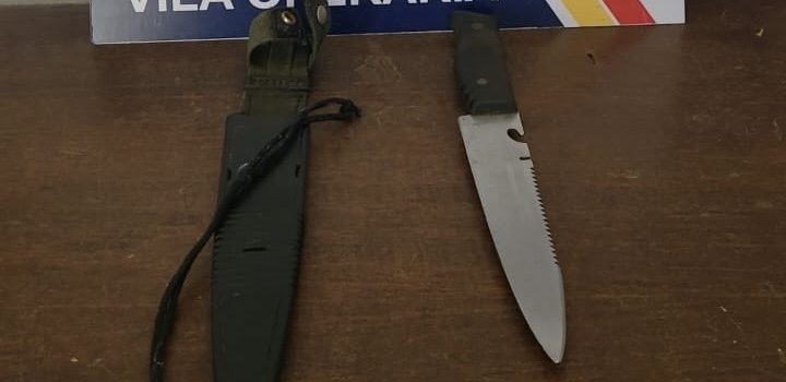 Bêbado invade casa, ameaça morador de morte com faca e sai pra beber em Rondonópolis