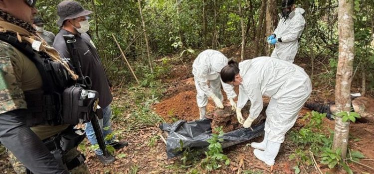 Cemitério de facção é localizado e Polícia Civil encontra corpo sem cabeça em MT; veja vídeos