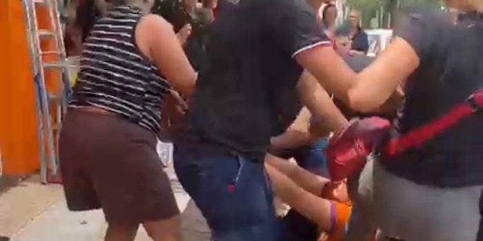 Ciganos promovem quebradeira e agridem funcionários no Centro de Rondonópolis; vídeo mostra a confusão
