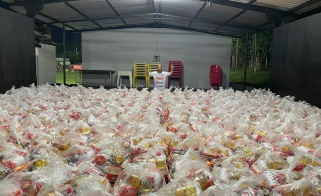 Jogo do Bem transforma futebol em solidariedade e arrecada 9 toneladas de alimentos em Rondonópolis; fotos