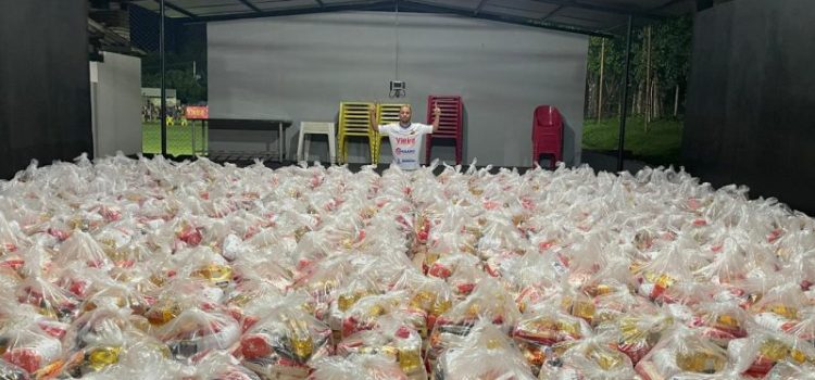 Jogo do Bem transforma futebol em solidariedade e arrecada 9 toneladas de alimentos em Rondonópolis; fotos