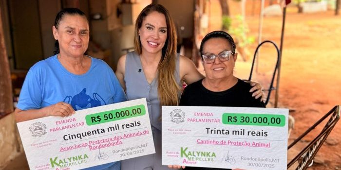 Kalynka Meirelles destina recursos para ONGs de proteção animal e emociona protetores com gesto de cuidado e compromisso