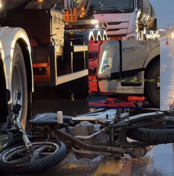 Motociclista morre esmagado em colisão brutal com carreta na BR-163; vídeo