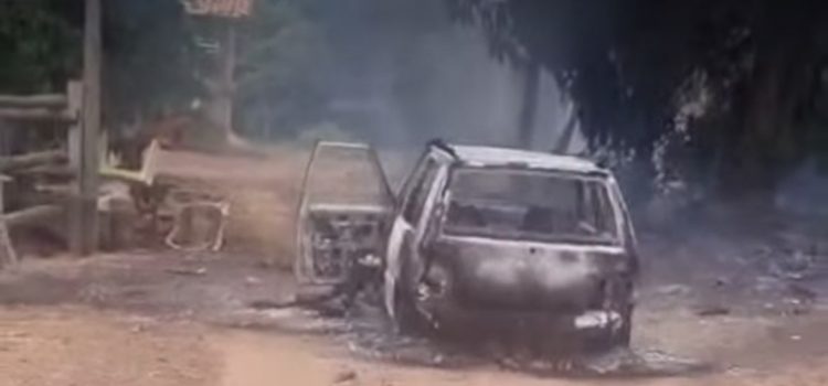 Homem mata atual da ex, queima carro e tira a própria vida em Rondonópolis; vídeo