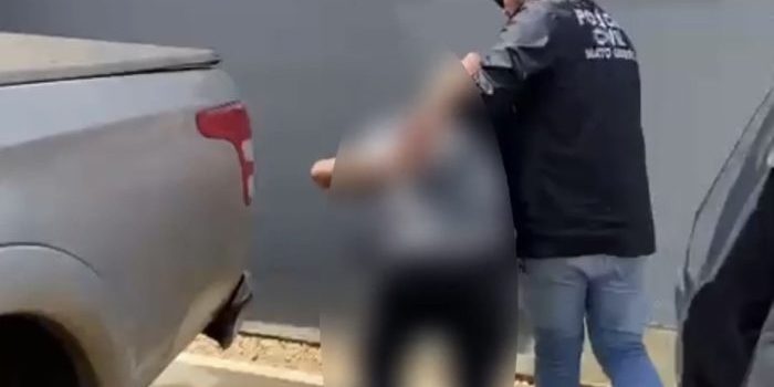 Homem que tentou matar esposa queimada é preso em MT; veja vídeo