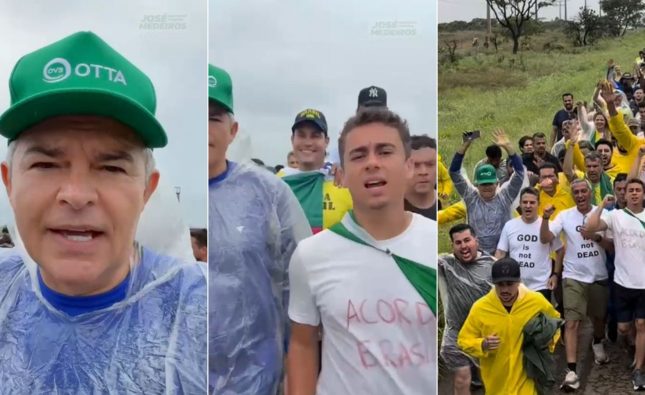 Medeiros se junta à Caminhada pela Liberdade e reforça defesa da liberdade de Bolsonaro e dos presos do 8 de janeiro