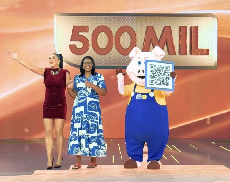 Moradora de Rondonópolis leva R$ 500 mil no Programa Silvio Santos