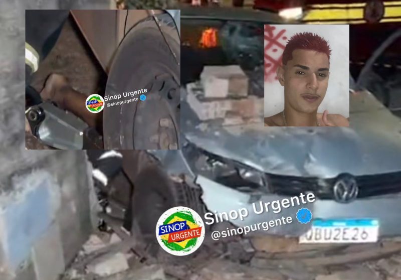 Motociclista morre ‘esmagado’ após ser arrastado por carro e ter moto partida ao meio em MT; vídeo