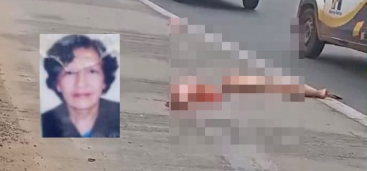 Mulher morre atropelada e perde as pernas em MT; vídeo fortíssimo