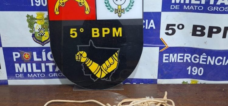 Pessoa com corda no pescoço tenta se matar e é salva pela PM em Rondonópolis
