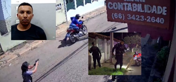 Vídeos inéditos mostram ação da PM em Rondonópolis contra ‘bandido da CG’ responsável por série de assaltos