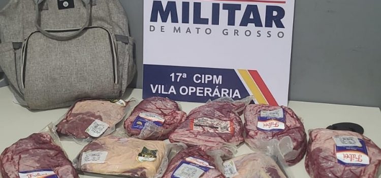 ‘Cansada’ da promessa de picanha, mulher furta diversas peças de carne e acaba presa em Rondonópolis