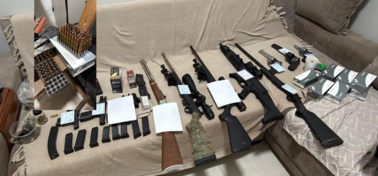 Homens armados aterrorizam população rural e Polícia Civil apreende arsenal em Rondonópolis; vídeo