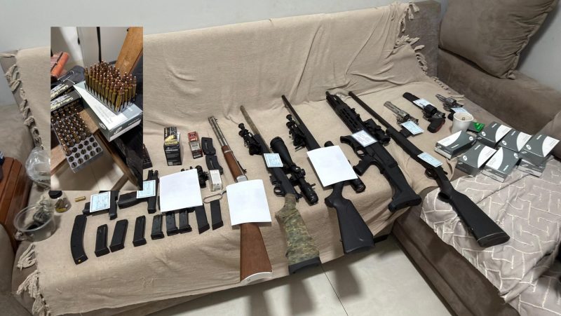 Homens armados aterrorizam população rural e Polícia Civil apreende arsenal em Rondonópolis; vídeo