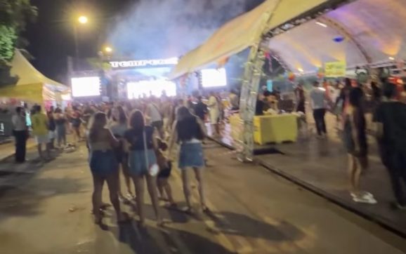 Lunático é preso após ameaçar foliões com faca e causar reboliço no Rondon Folia