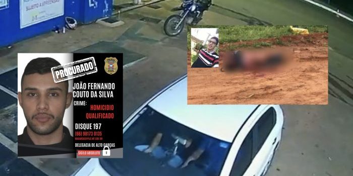 PC caça suspeito de assassinato após corpo ser encontrado nu em MT; imagens mostram vítima e autor juntos