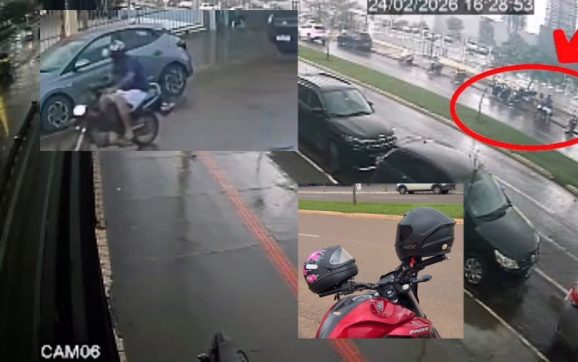 Página escancara ‘larápio’ de capacetes no shopping, expõe moto e caso viraliza em Rondonópolis; vídeos