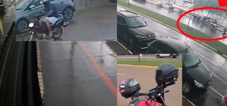 Página escancara ‘larápio’ de capacetes no shopping, expõe moto e caso viraliza em Rondonópolis; vídeos