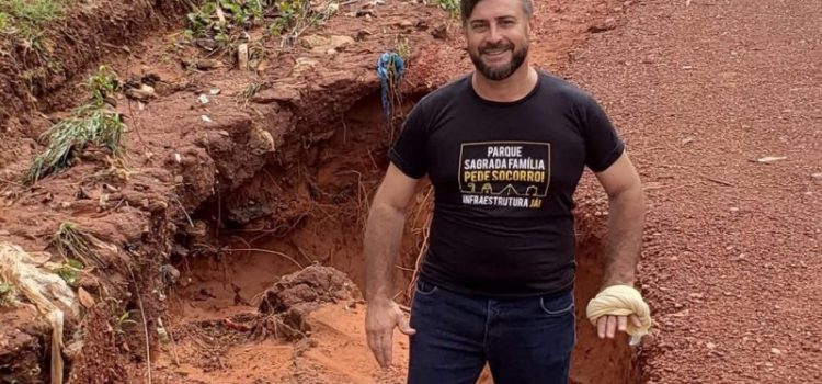 Paulo Schuh destaca luta histórica e avanço para asfalto 100% no Sagrada Família