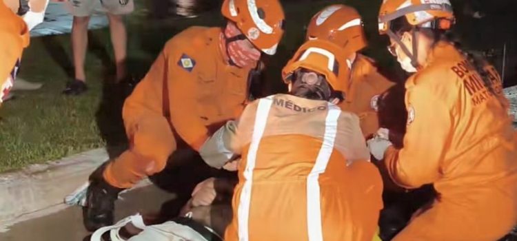 Pedestre é atropelado e fica em estado gravíssimo em frente ao Aeroporto Marechal Rondon; vídeo