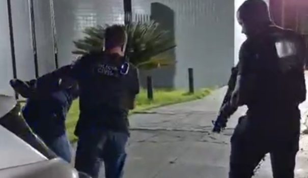 Vídeo mostra prisão de homem que estuprou a própria sobrinha de 13 anos em Rondonópolis