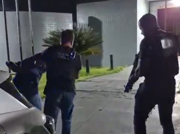 Vídeo mostra prisão de homem que estuprou a própria sobrinha de 13 anos em Rondonópolis
