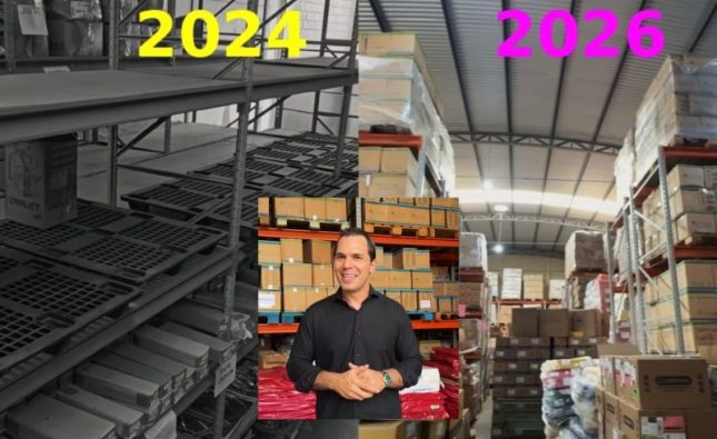 Almoxarifado cheio e materiais de primeira linha mostram nova realidade da Educação na gestão Cláudio Ferreira; vídeo