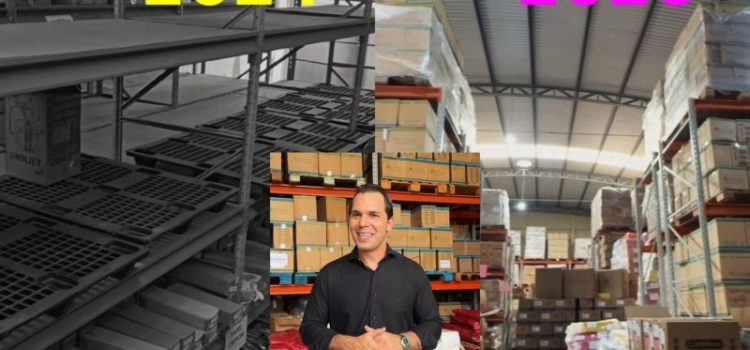 Almoxarifado cheio e materiais de primeira linha mostram nova realidade da Educação na gestão Cláudio Ferreira; vídeo