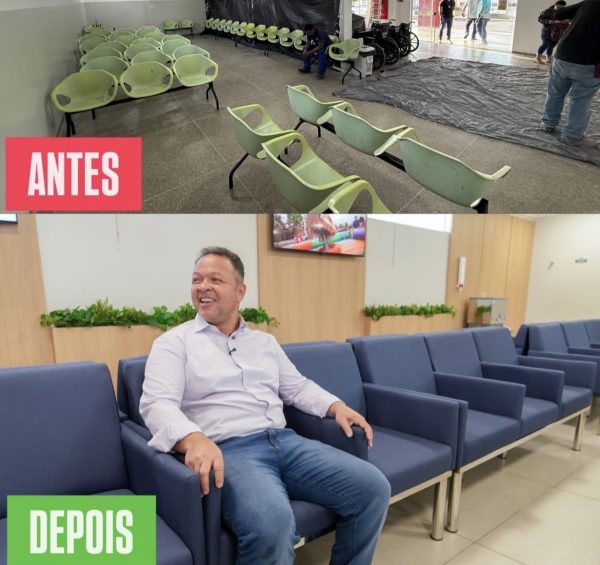 Após 8 anos sem reforma, gestão Cláudio começa recuperar UPA e expõe abandono da era Zé do Pátio